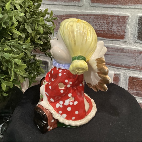 Raggedy Ann Type Doll - Ceramic Crafted - Candle Holder Decor - Very Nice - Picture 3 of 10